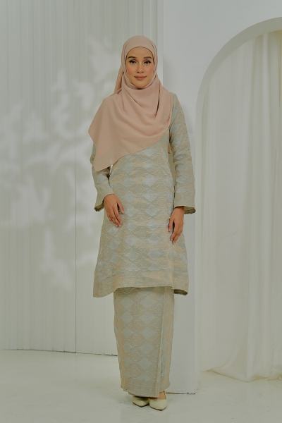 CLASSIC & CLASSY "SONGKET 2.0" SERIES - GREY